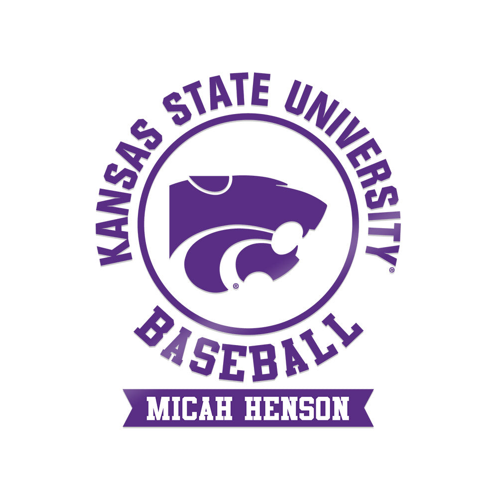Kansas State - NCAA Baseball : Micah Henson - Sticker-0