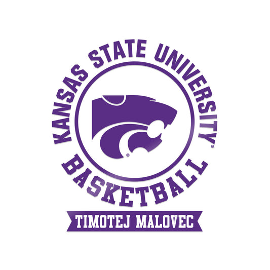 Kansas State - NCAA Men's Basketball : Timotej Malovec - Sticker-0