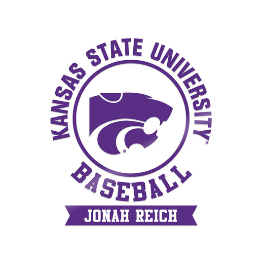 Kansas State - NCAA Baseball : Jonah Reich - Sticker-0