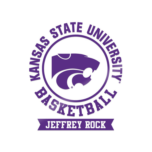 Kansas State - NCAA Men's Basketball : Jeffrey Rock - Sticker-0