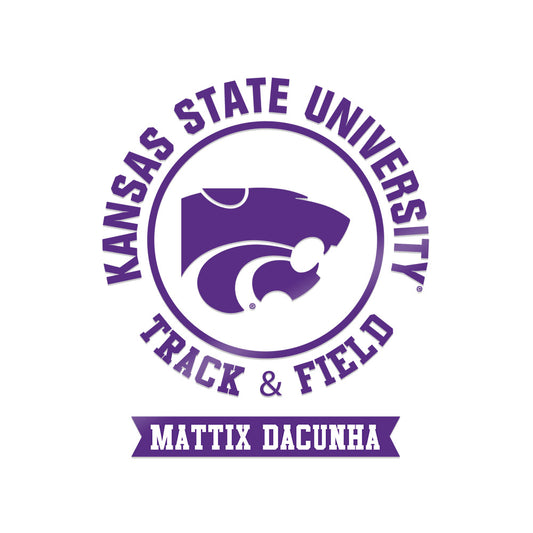 Kansas State - NCAA Men's Track & Field : Mattix DaCunha - Sticker-0