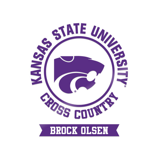 Kansas State - NCAA Men's Cross Country : Brock Olsen - Sticker-0