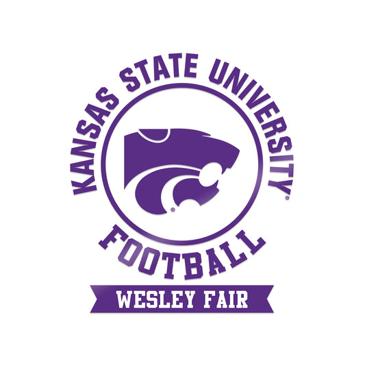 Kansas State - NCAA Football : Wesley Fair - Sticker-0