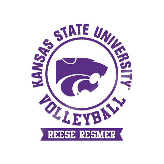 Kansas State - NCAA Women's Volleyball : Reese Resmer - Sticker-0