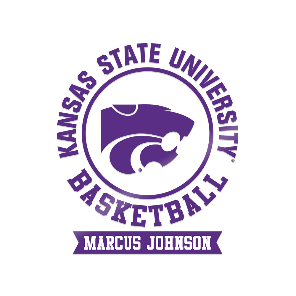 Kansas State - NCAA Men's Basketball : Marcus Johnson - Sticker-0