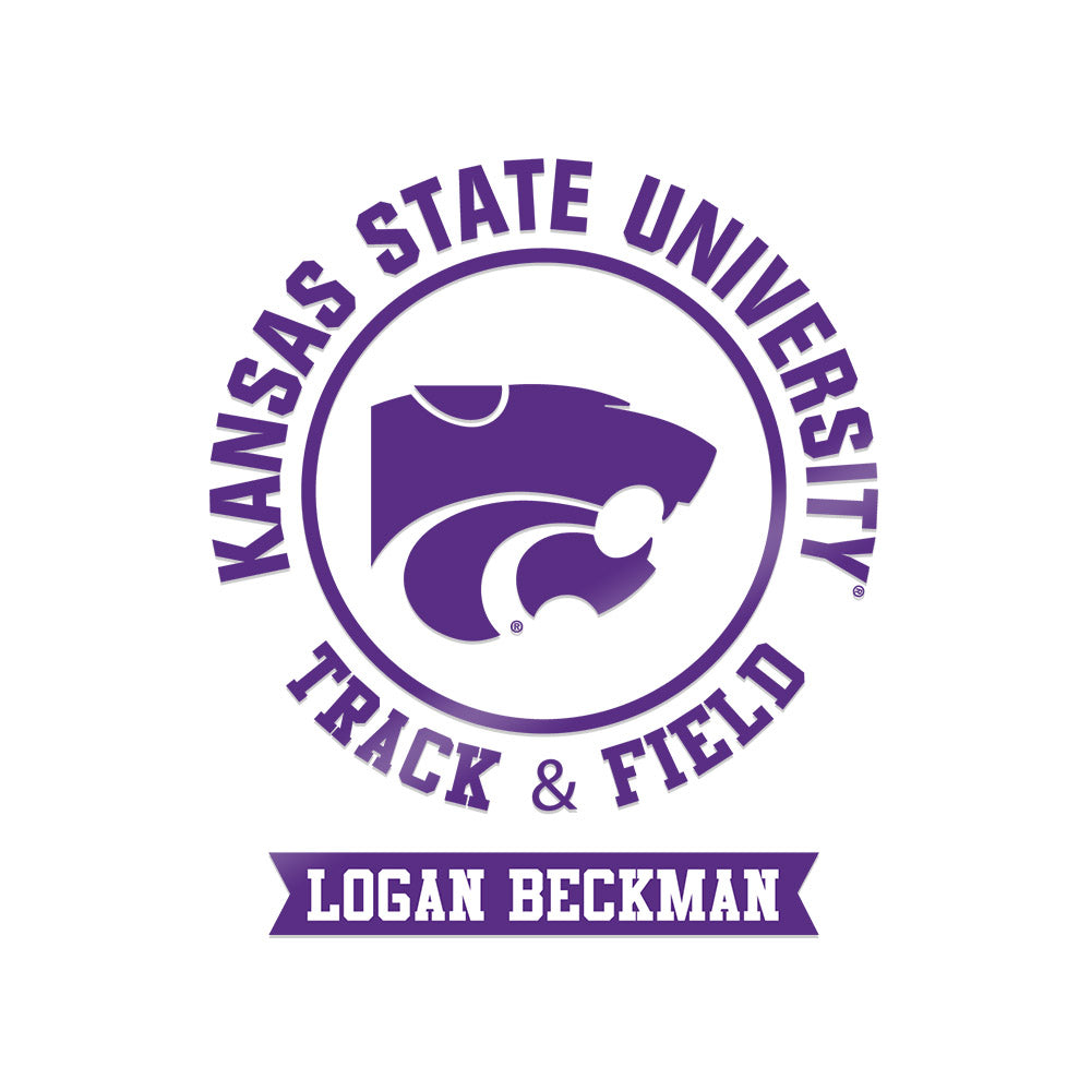 Kansas State - NCAA Men's Track & Field : Logan Beckman - Sticker-0
