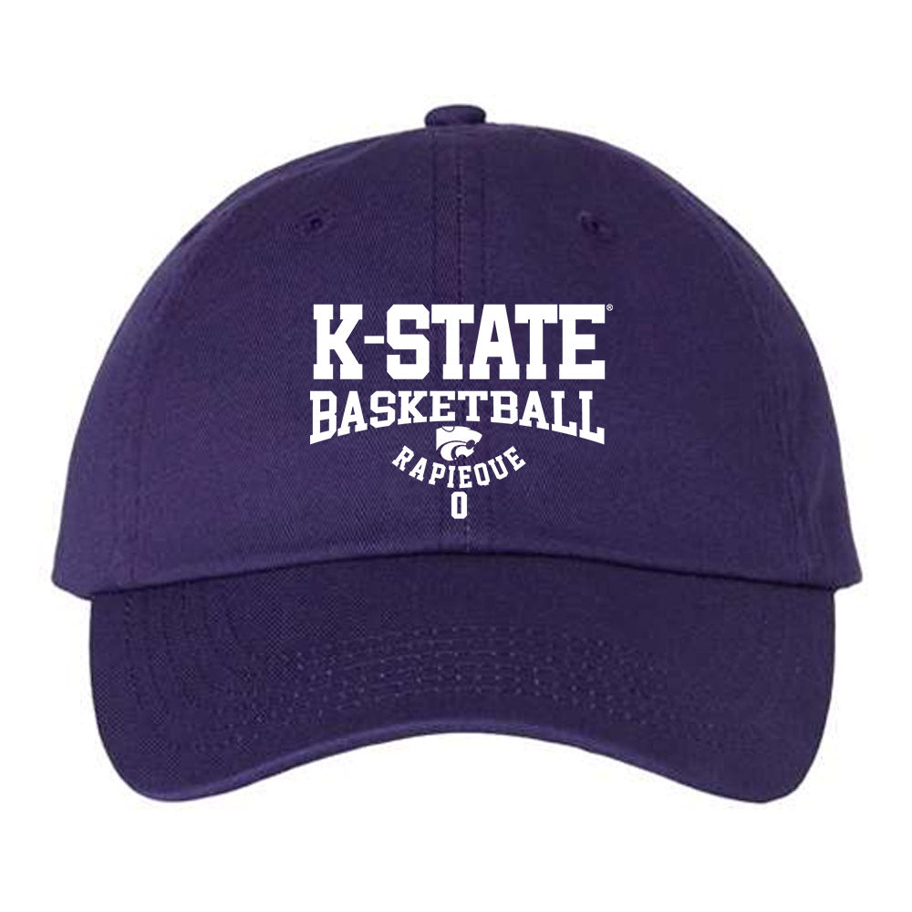 Kansas State - NCAA Men's Basketball : Elias Rapieque - Dad Hat-0