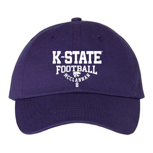Kansas State - NCAA Football : Simon McClannan - Dad Hat-0