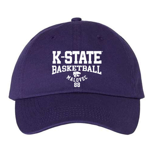 Kansas State - NCAA Men's Basketball : Timotej Malovec - Dad Hat-0