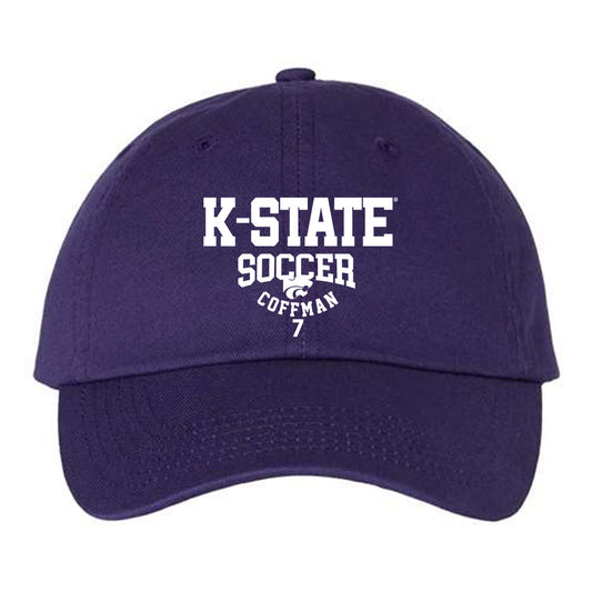 Kansas State - NCAA Women's Soccer : Sydney Coffman - Dad Hat-0
