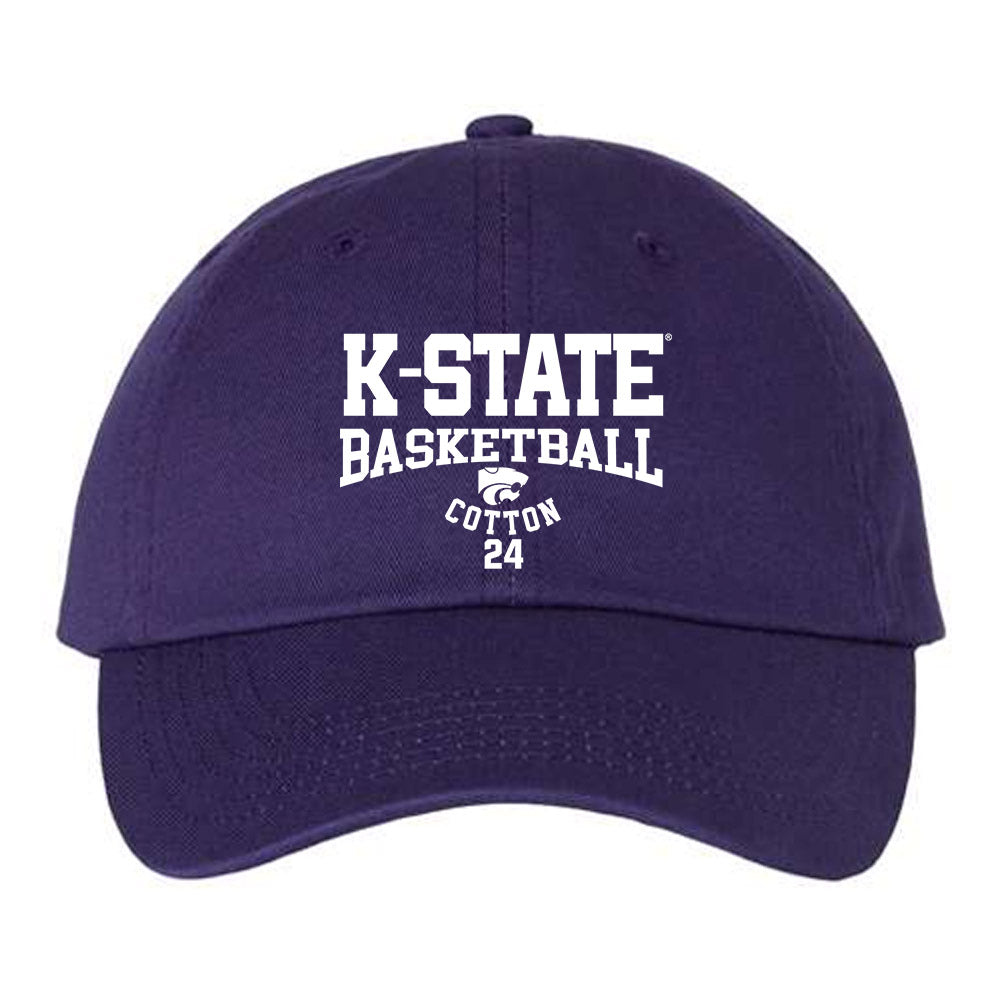 Kansas State - NCAA Women's Basketball : Jenessa Cotton - Dad Hat-0