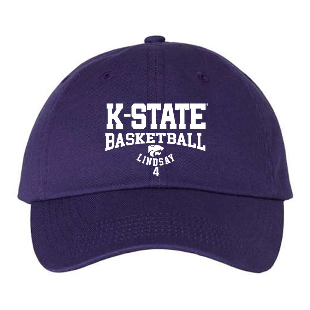Kansas State - NCAA Men's Basketball : Dez Lindsay - Dad Hat-0