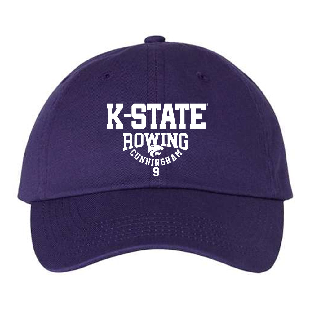 Kansas State - NCAA Women's Rowing : Sylvia Cunningham - Dad Hat-0