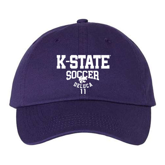 Kansas State - NCAA Women's Soccer : Emerson DeLuca - Dad Hat-0