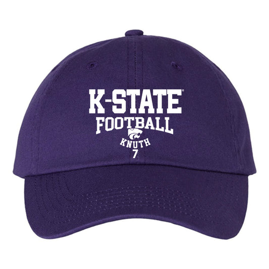 Kansas State - NCAA Football : Jacob Knuth - Dad Hat
