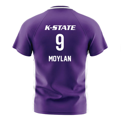 Kansas State - NCAA Women's Soccer : Lauren Moylan - Purple Soccer Jersey-1