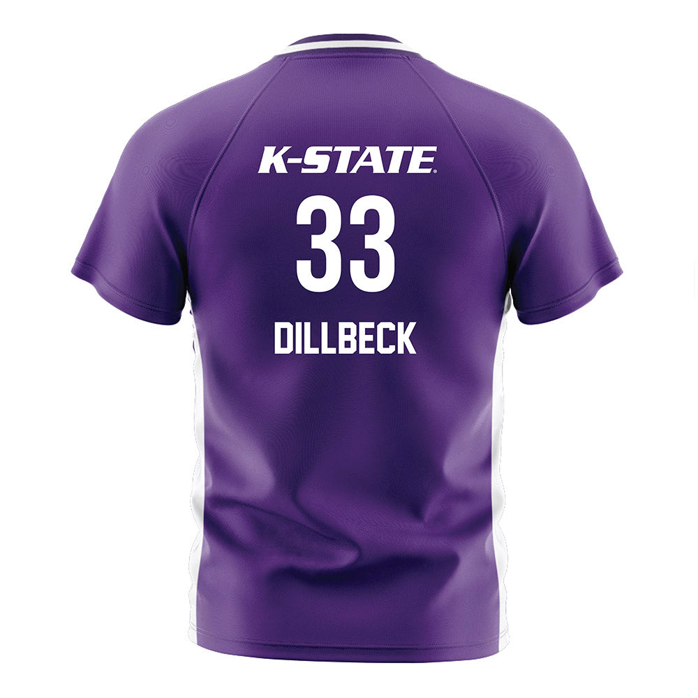Kansas State - NCAA Women's Soccer : Chloe Dillbeck - Purple Soccer Jersey