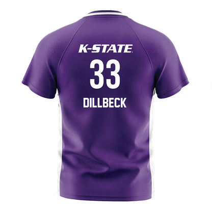 Kansas State - NCAA Women's Soccer : Chloe Dillbeck - Purple Soccer Jersey