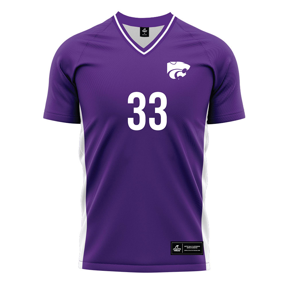 Kansas State - NCAA Women's Soccer : Chloe Dillbeck - Purple Soccer Jersey