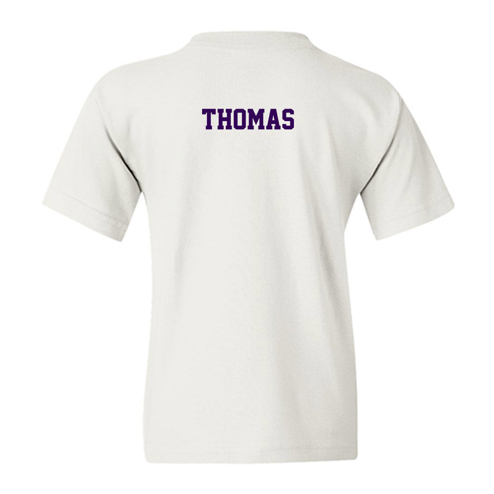 Kansas State - NCAA Women's Track & Field : Tesia Thomas - Sports Shersey Youth T-Shirt-1
