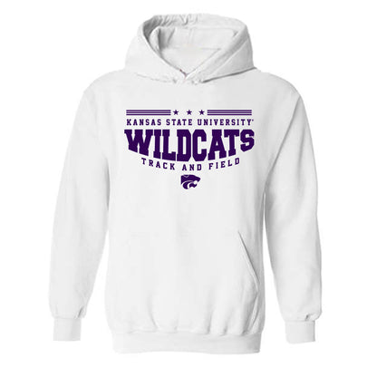 Kansas State - NCAA Men's Track & Field : Vance Krudwig - Sports Shersey Hooded Sweatshirt-0