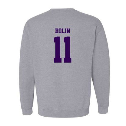 Kansas State - NCAA Baseball : Robby Bolin - Sports Shersey Crewneck Sweatshirt-1