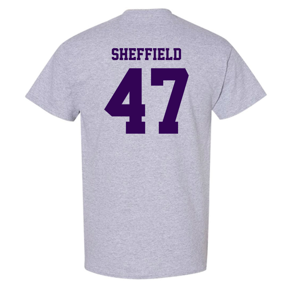 Kansas State - NCAA Baseball : Lincoln Sheffield - Sports Shersey T-Shirt-1