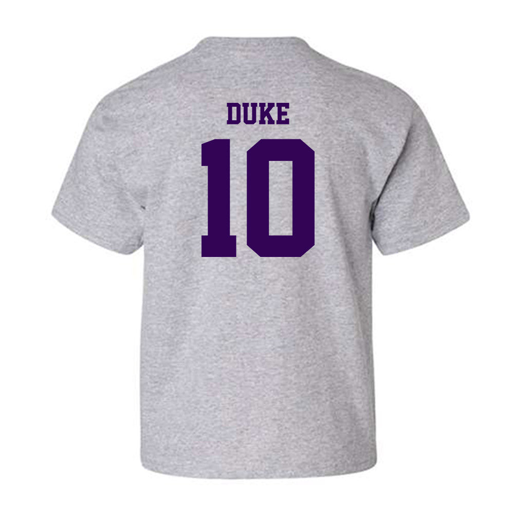 Kansas State - NCAA Baseball : Tanner Duke - Sports Shersey Youth T-Shirt-1