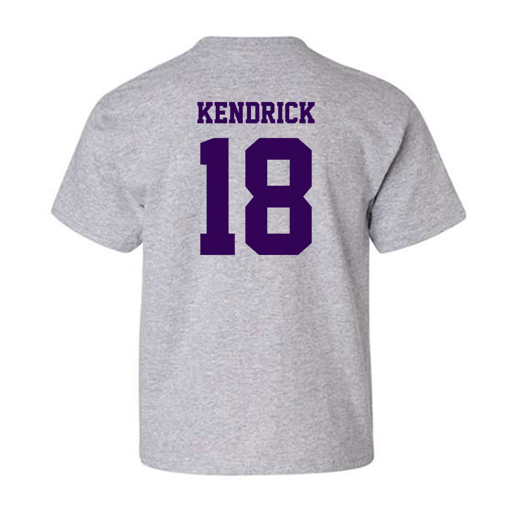 Kansas State - NCAA Baseball : Micah Kendrick - Sports Shersey Youth T-Shirt-1