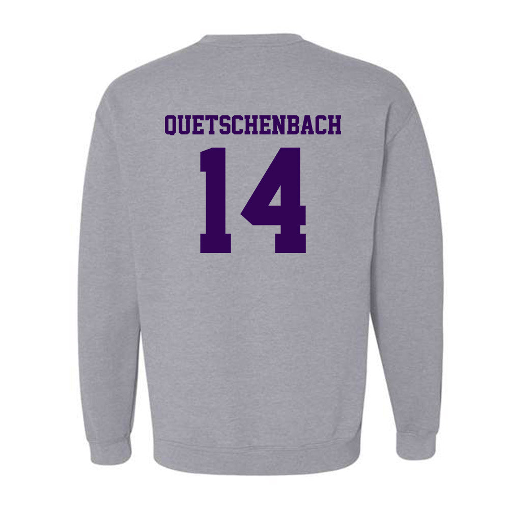 Kansas State - NCAA Baseball : Jack Quetschenbach - Sports Shersey Crewneck Sweatshirt-1