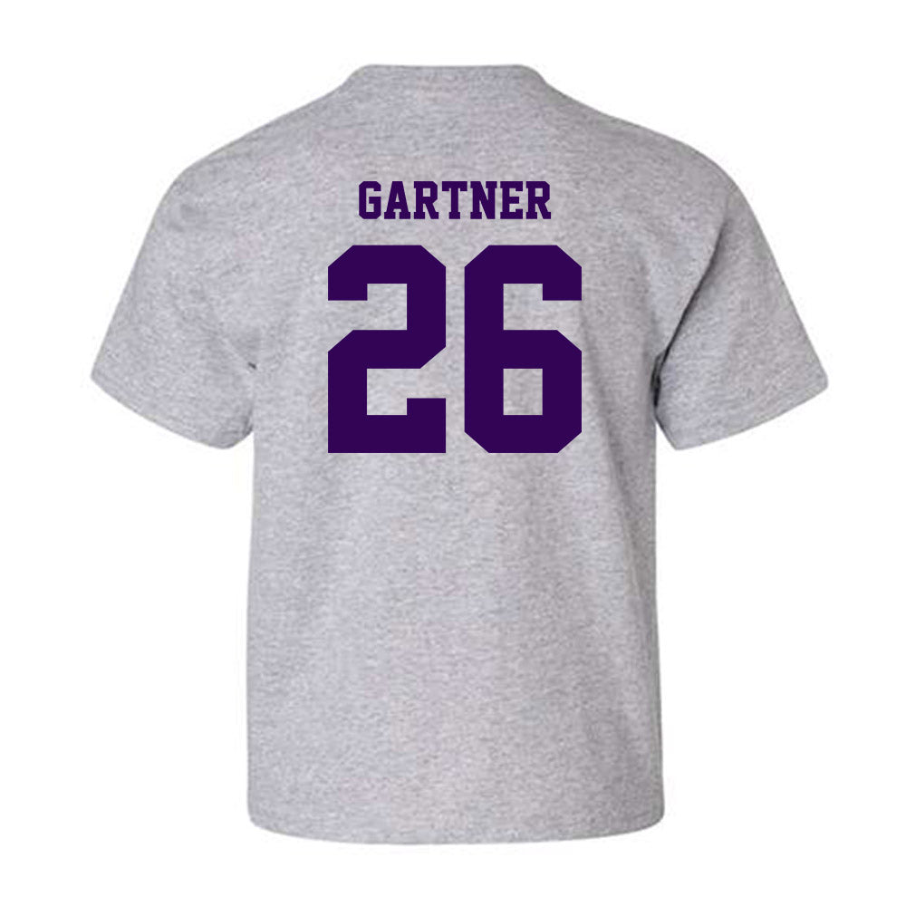 Kansas State - NCAA Baseball : Noah Gartner - Sports Shersey Youth T-Shirt-1