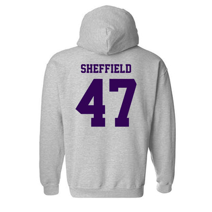 Kansas State - NCAA Baseball : Lincoln Sheffield - Sports Shersey Hooded Sweatshirt-1