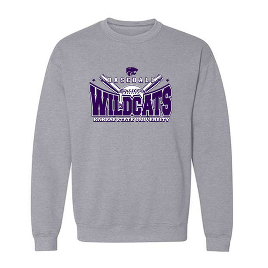 Kansas State - NCAA Baseball : Austin Haley - Sports Shersey Crewneck Sweatshirt-0
