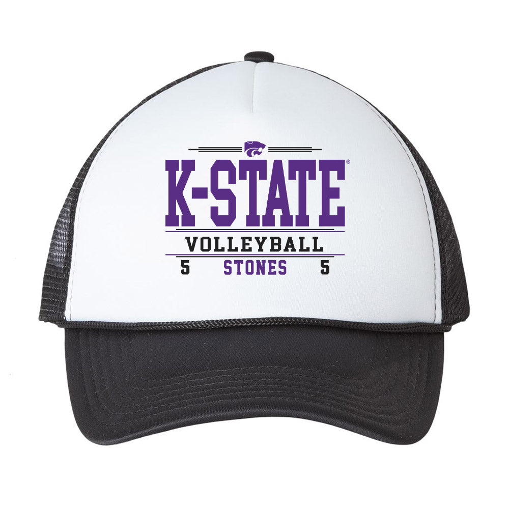 Kansas State - NCAA Women's Volleyball : Avery Stones - Trucker Hat-0