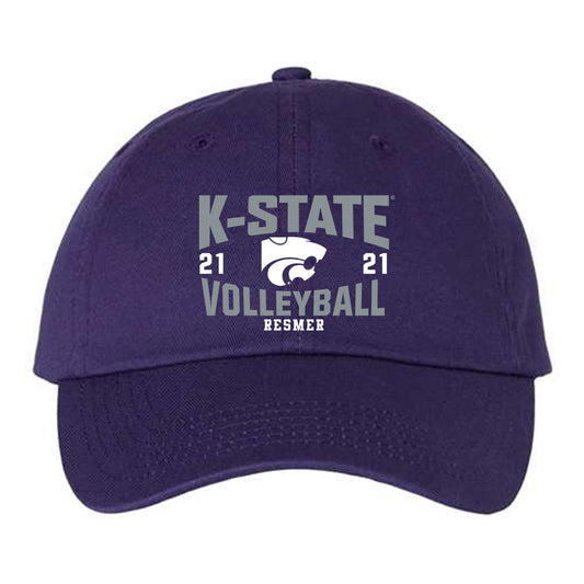 Kansas State - NCAA Women's Volleyball : Reese Resmer - Dad Hat-0