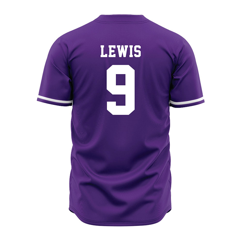 Kansas State - NCAA Baseball : Donte Lewis - Purple Jersey-1
