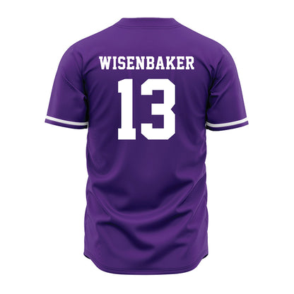 Kansas State - NCAA Baseball : Cole Wisenbaker - Purple Jersey