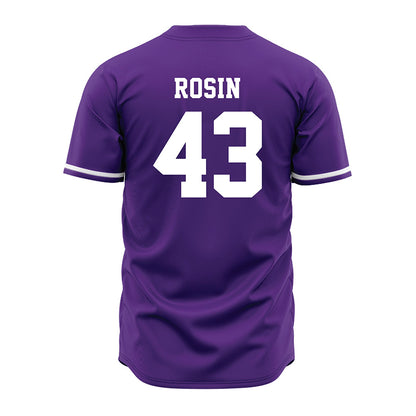 Kansas State - NCAA Baseball : Ben Rosin - Purple Jersey-1