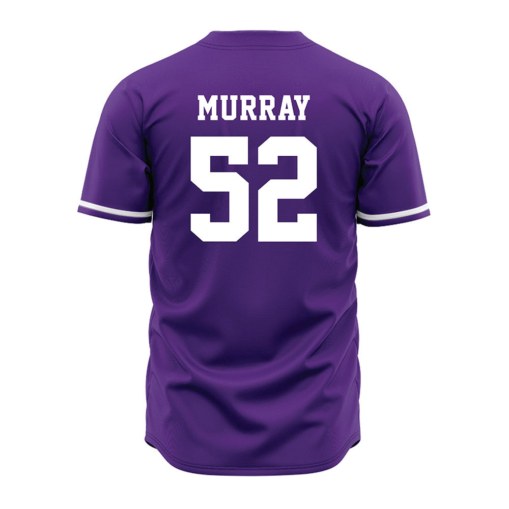 Kansas State - NCAA Baseball : Chandler Murray - Purple Jersey-1