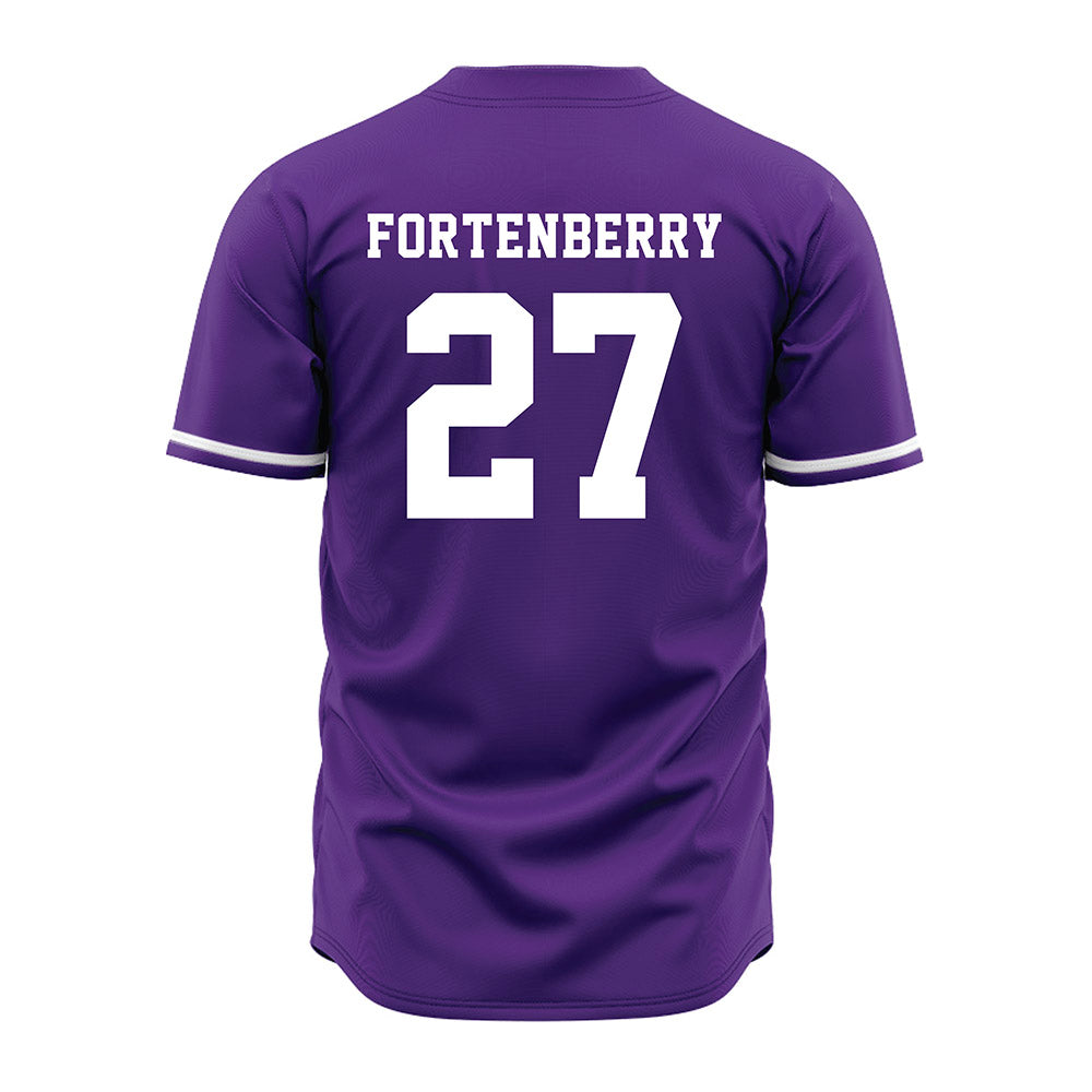 Kansas State - NCAA Baseball : Robert Fortenberry - Purple Jersey-1