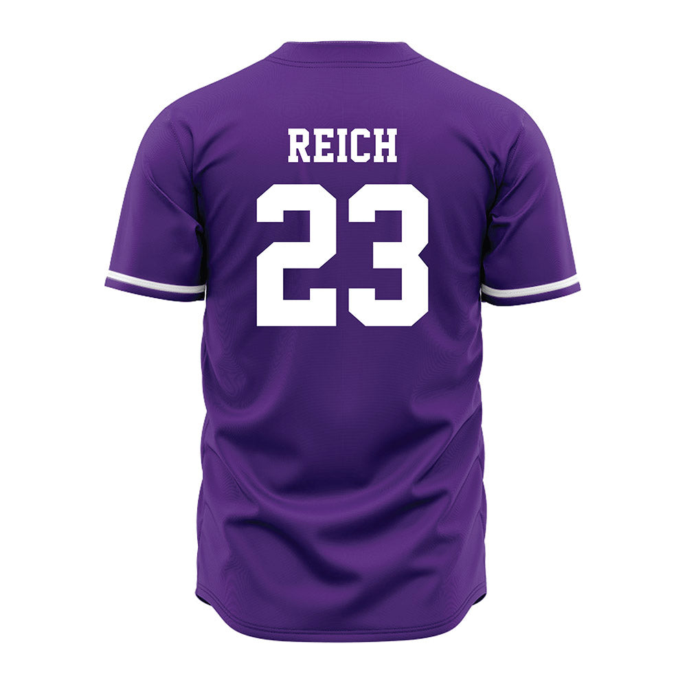 Kansas State - NCAA Baseball : Jonah Reich - Purple Jersey-1