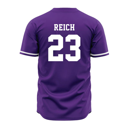 Kansas State - NCAA Baseball : Jonah Reich - Purple Jersey-1