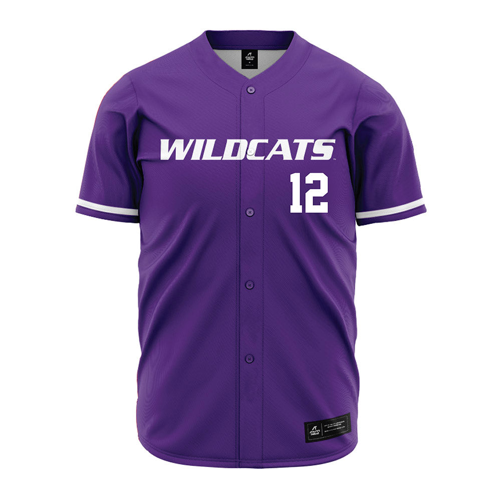 Kansas State - NCAA Baseball : Aaron Arnold - Purple Jersey-0