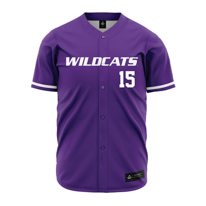 Kansas State - NCAA Baseball : Kyan Lodice - Purple Jersey
