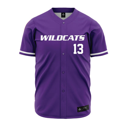 Kansas State - NCAA Baseball : Cole Wisenbaker - Purple Jersey