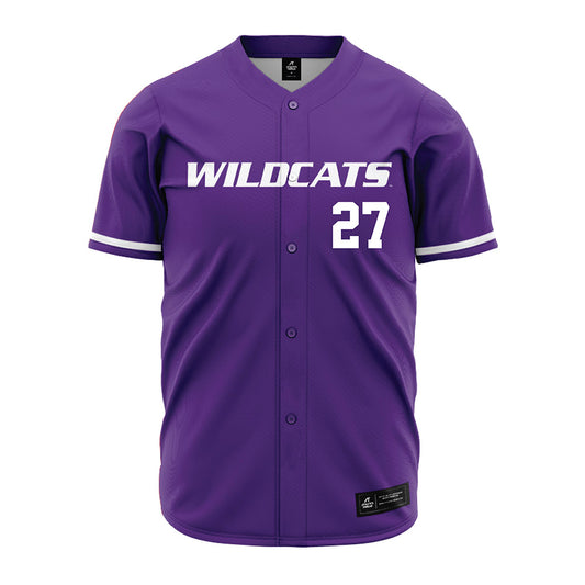 Kansas State - NCAA Baseball : Robert Fortenberry - Purple Jersey-0