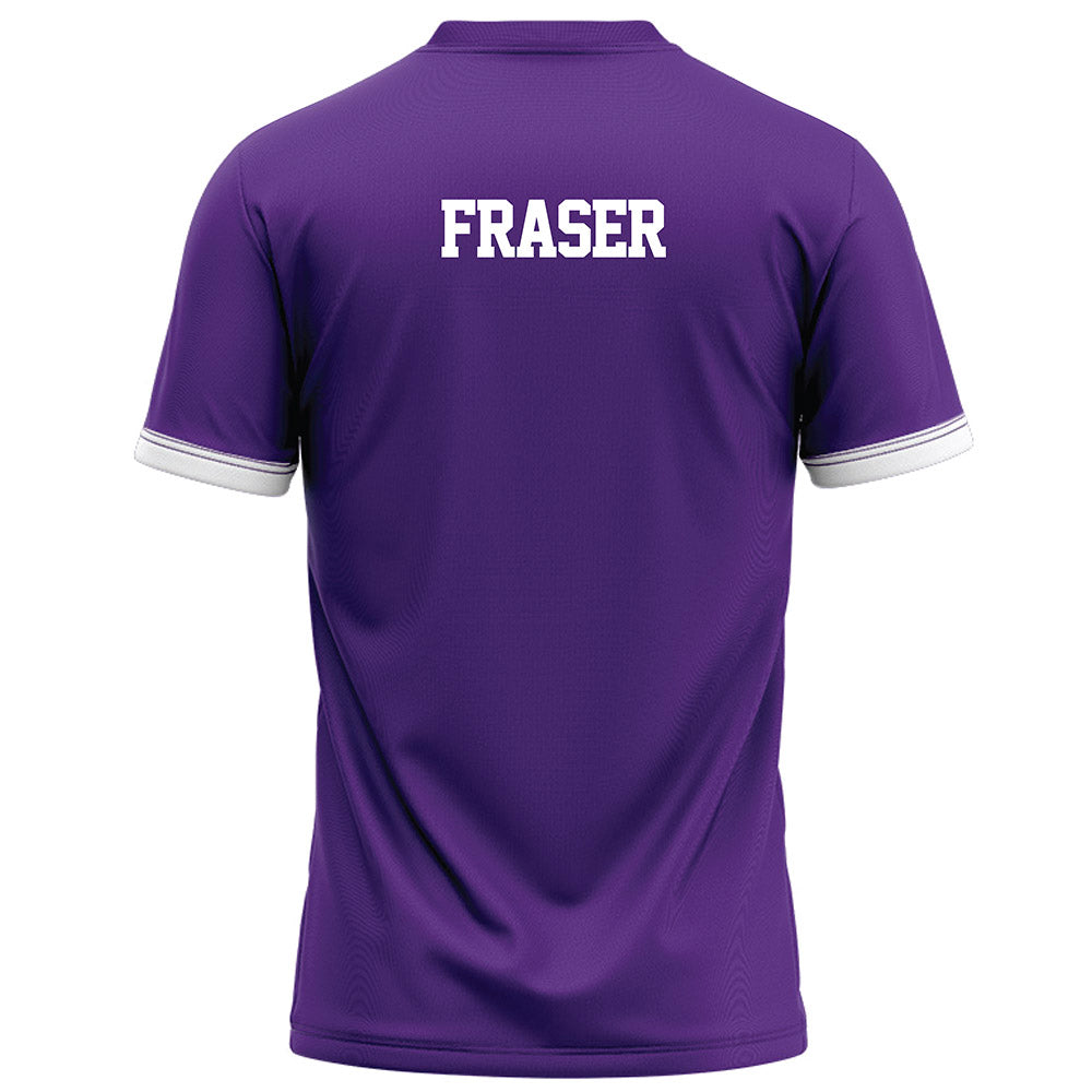 Kansas State - NCAA Football : Bennett Fraser - Purple Football Jersey-1