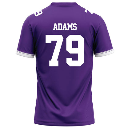 Kansas State - NCAA Football : Charlie Adams - Purple Football Jersey-1