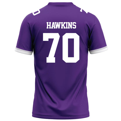Kansas State - NCAA Football : Gus Hawkins - Purple Football Jersey-1