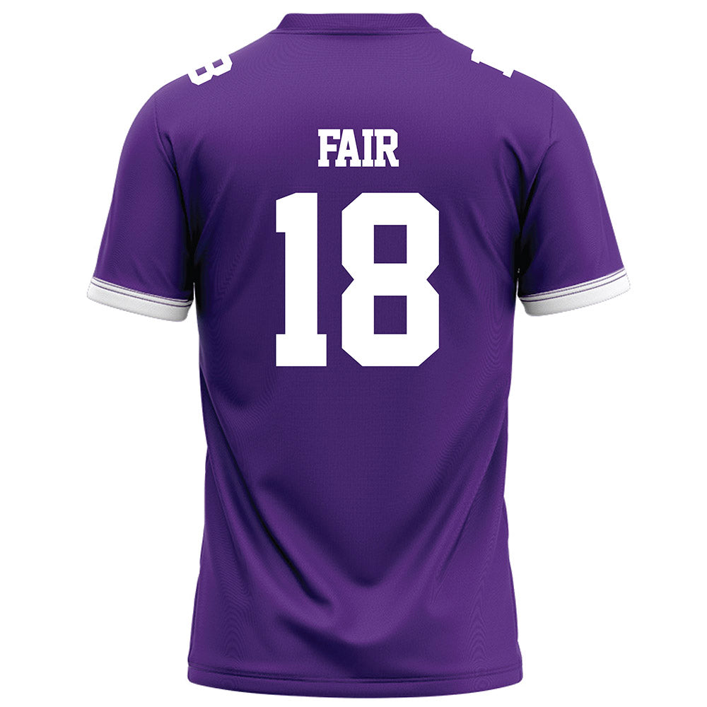 Kansas State - NCAA Football : Wesley Fair - Purple Football Jersey